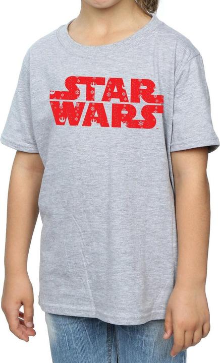 Image du produit Star Wars - T-shirt CHRISTMAS LOGO - Fille (152, 158)