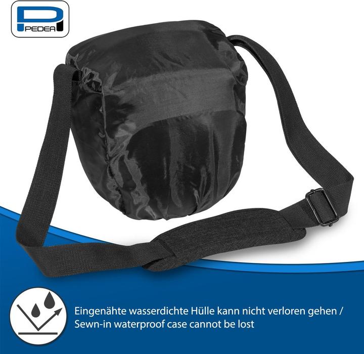 Produktbild Pedea Kameratasche Gr. M FASHION Foto Tasche, schwarz (Kamera Schultertasche)