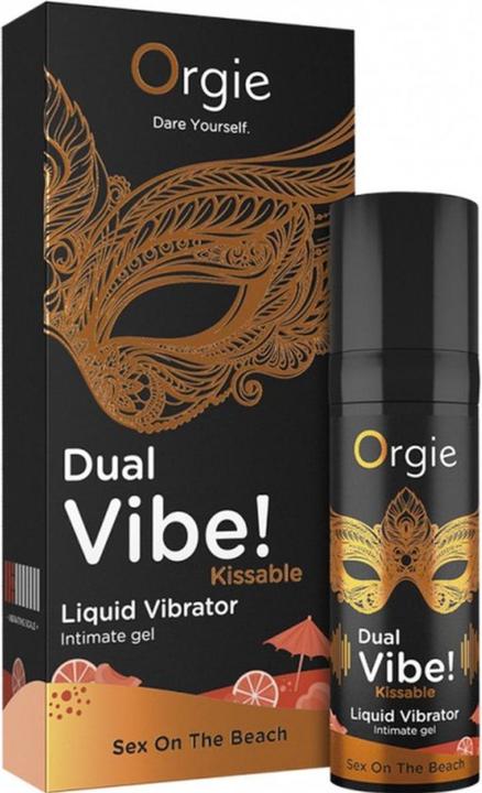 Actual product image Orgie Dual Vibe. (15 ml)