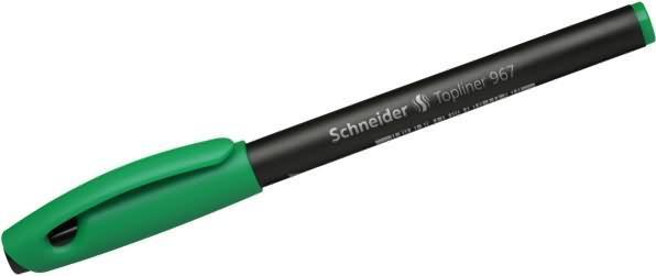 Immagine prodotto Schneider Fineliner Topliner 967 (Verde, 1 x)