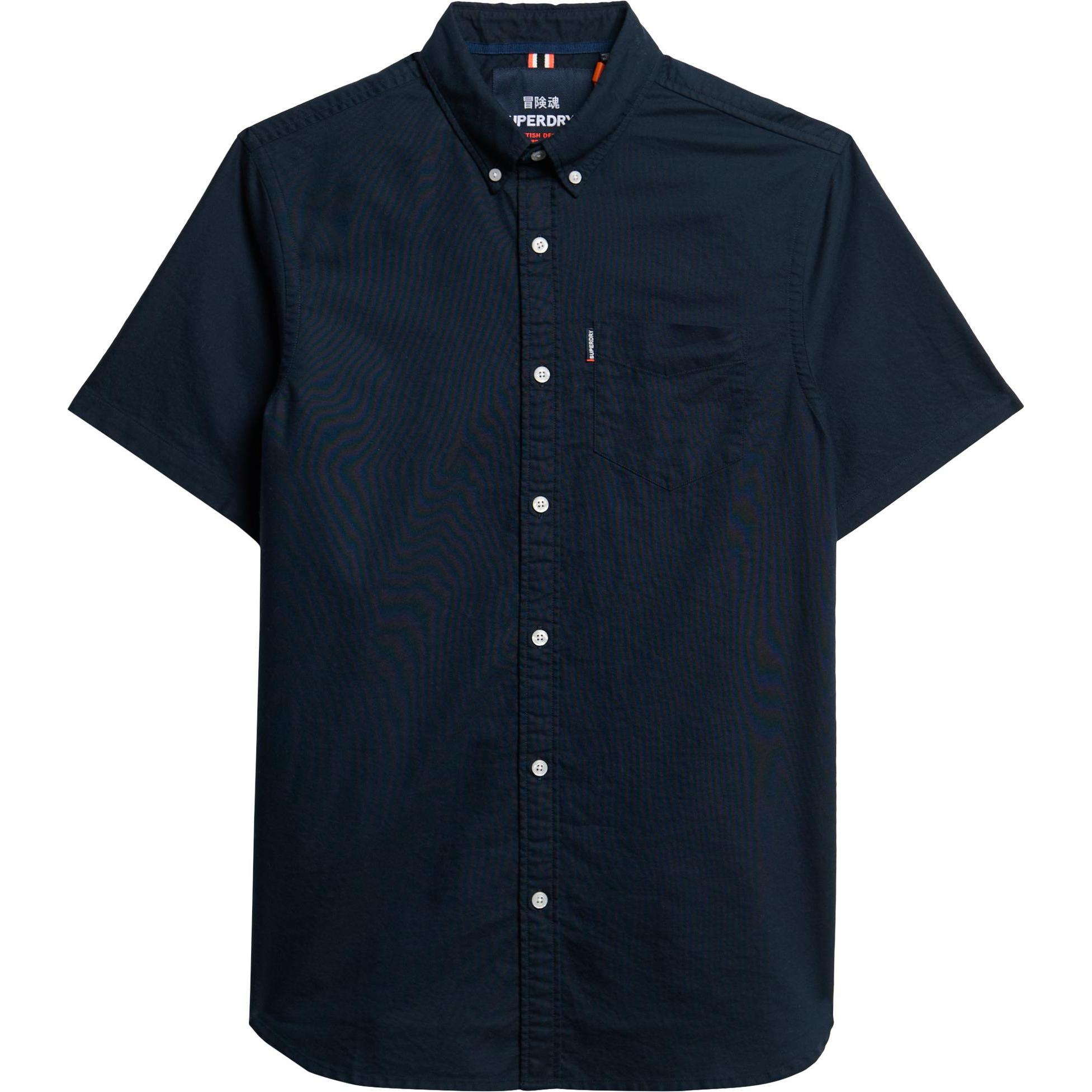 Superdry, Herren, Hemd, Oxford, Blau, (L)