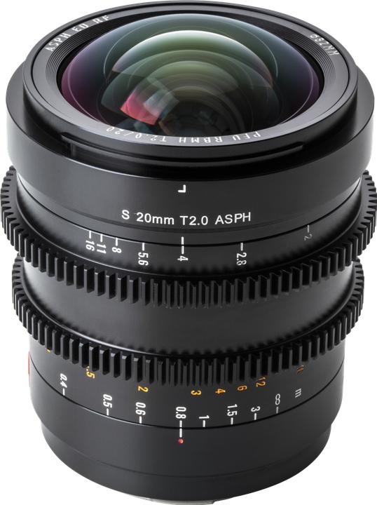 Actual product image Viltrox L-20mm T2.0 S Full Frame. Manual focus cine lens for Panasonic L mount, 20mm/T2.0 (L-Mount, full size)