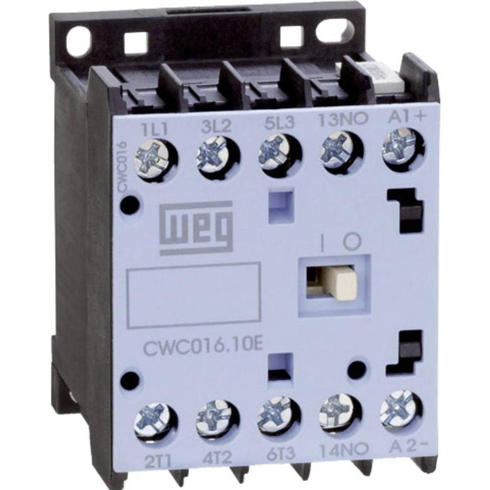 Weg CWC09-10-30D24 Schütz 3 Schliesser 4 kW 230 V/AC 9 A mit Hilfskontakt 1 St, Relais