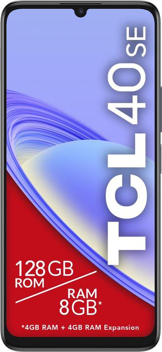 Immagine prodotto TCL 40 SE 128GB NERO (128 GB, Grigio scuro, 6.75", Doppia SIM, 4G)