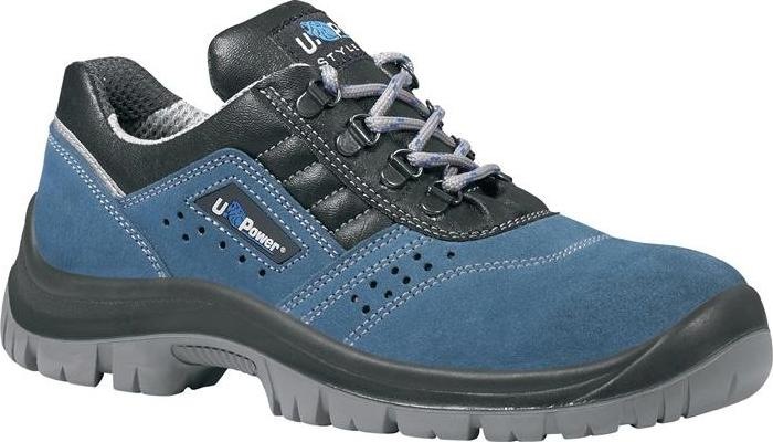 Image du produit U-Power Chaussure de sécurité Boss taille 43 bleue/noire S1P SRC EN ISO 20345 Cuir velours (S1P, 43)