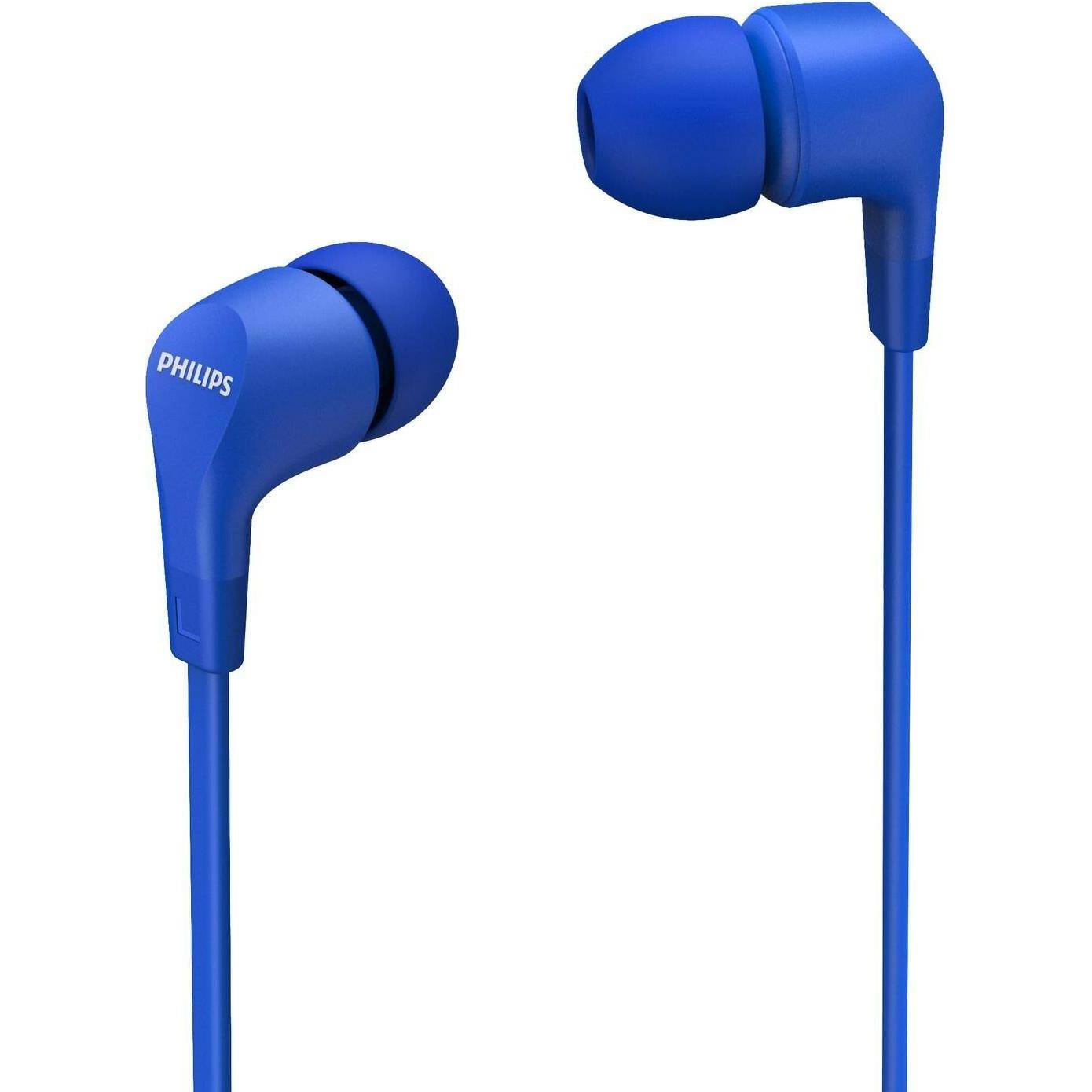 Philips TAE1105BL/00 (keine Geräuschunterdrückung, Kabelgebunden), Kopfhörer, Blau