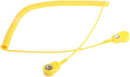 Produktbild Rs Pro ESD-Erdungskabel mit Kabel Einadrig, 4mm Druckknop (Statikschutz)