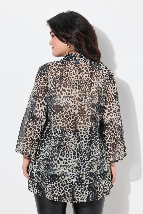 Immagine prodotto Angel of Style Chiffonbluse, Leomuster, 3/4-Trompetenärmel (50)