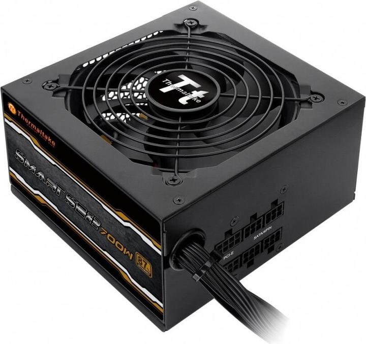 Actual product image Thermaltake SUPPLY ATX 700W SMART SE2 BLACK 87% EFFICIENCY/SEMI MODULAR/FAN 140MM PS-SPS-070 (700 W)