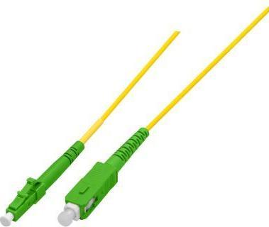 Actual product image BlueOptics Simplex fibre optic patch cable LC/APC-SC/APC singlemode 1 metre