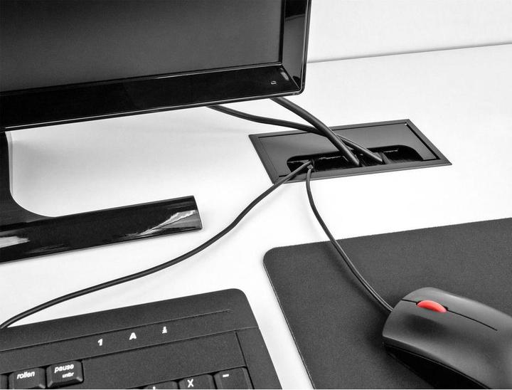 Actual product image Delock Cable gland for table installation (Cable hole, 16 cm)