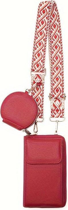 Produktbild Only-Bags.Store 2-in-1 Crossbody Umhängetasche mit Münzfach, trendige Handytasche im Casual-Stil, einfache
