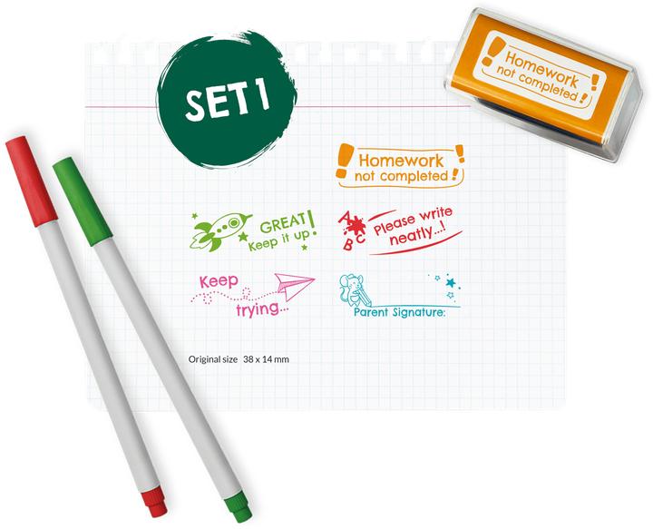 Produktbild Colop Nio School Textstempel