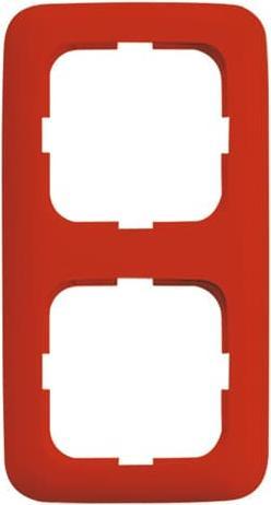 Actual product image Busch-Jaeger Cover frame red RAL3020 2512-217-101 Reflex SI Frame