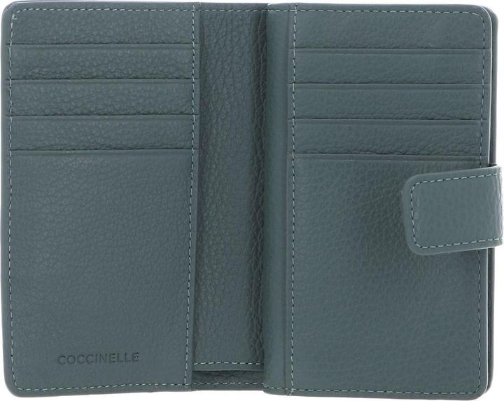 Actual product image Coccinelle Metallic Soft Mini Wallet Grained Leather