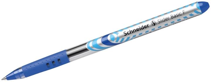 Immagine prodotto Schneider Biros Slider Basic 0,35 mm blu a prova di documento Colore del cilindro: trasparente (Blu, 1 x)