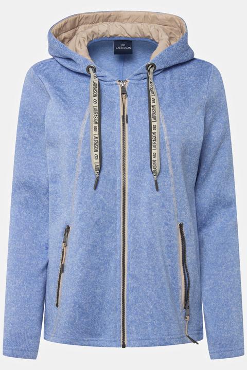 Produktbild Laurasøn Strickfleece-Jacke, Kapuze, Zipptaschen (L)