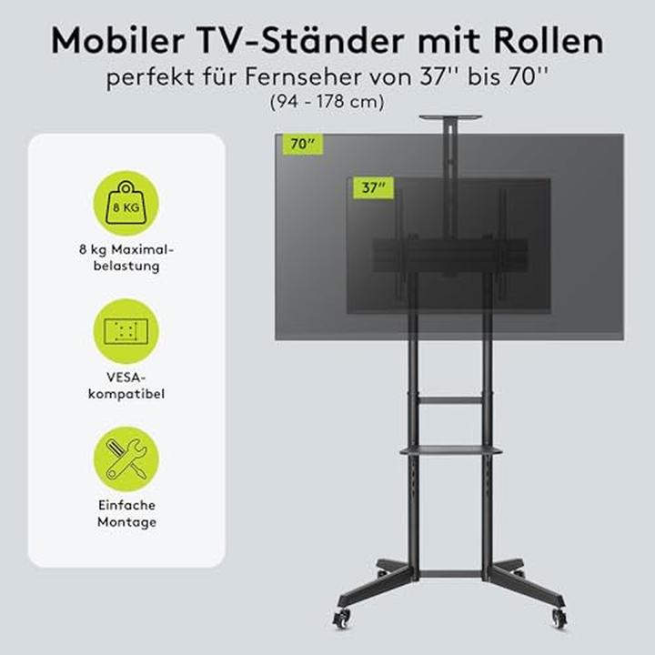 Immagine prodotto Goobay Supporto per presentazioni TV Pro taglia L (Vari, 70", 50 kg)