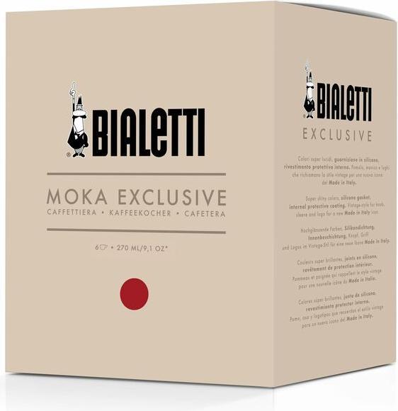 Immagine prodotto Bialetti Moka Exclusive 6 tazze rosso (6 T.)