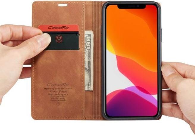 Produktbild Caseme Leder Flip Wallet Case Hülle (Apple iPhone 11 Pro)