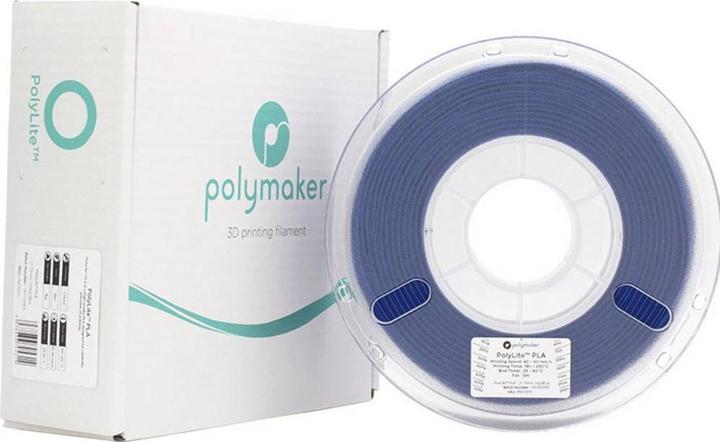 Actual product image Polymaker PolyLite PLA - Blue - 2.85mm (PLA, 2.85 mm, 1000 g)