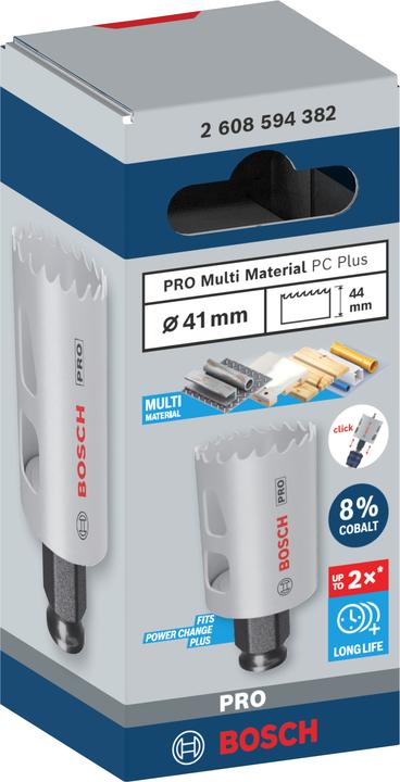 Immagine prodotto Bosch Professional Zubehör Sega a tazza PRO Multi Material PC Plus, 41 mm (41 millimetri)