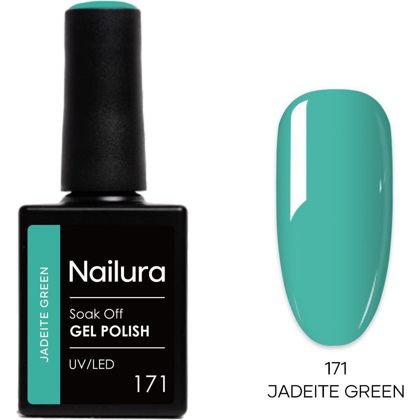Nailura - Gel Polish 171 - Jadeite Green - 10 ml (Jadeite Green, Gel-Effekt Nagellack) (70190)