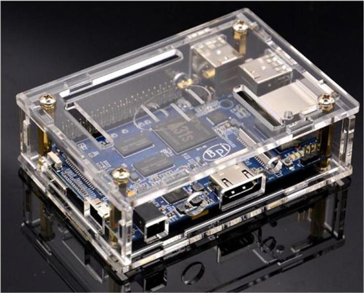 Actual product image Sinovoip BPI-M2 ACRYLIC BOX - Acrylic Clear Case for Banana Pi M2, BPI-M2