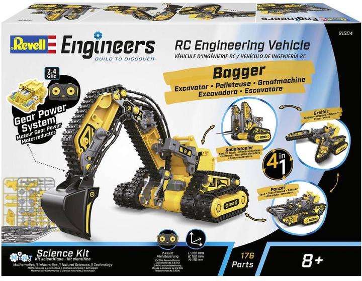 Actual product image Revell RC Engineering Vehicle 4in1
