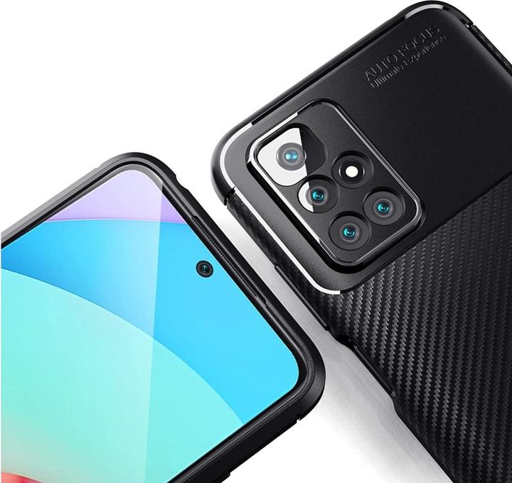 Produktbild Screenguard Xiaomi Redmi 10 2022 Hülle Carbon Design TPU Case (Xiaomi Redmi 10)
