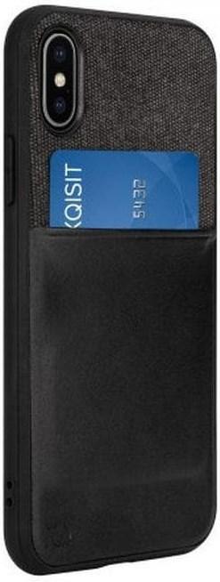 Produktbild Xqisit Card Case schwarz (Apple iPhone XS Max)