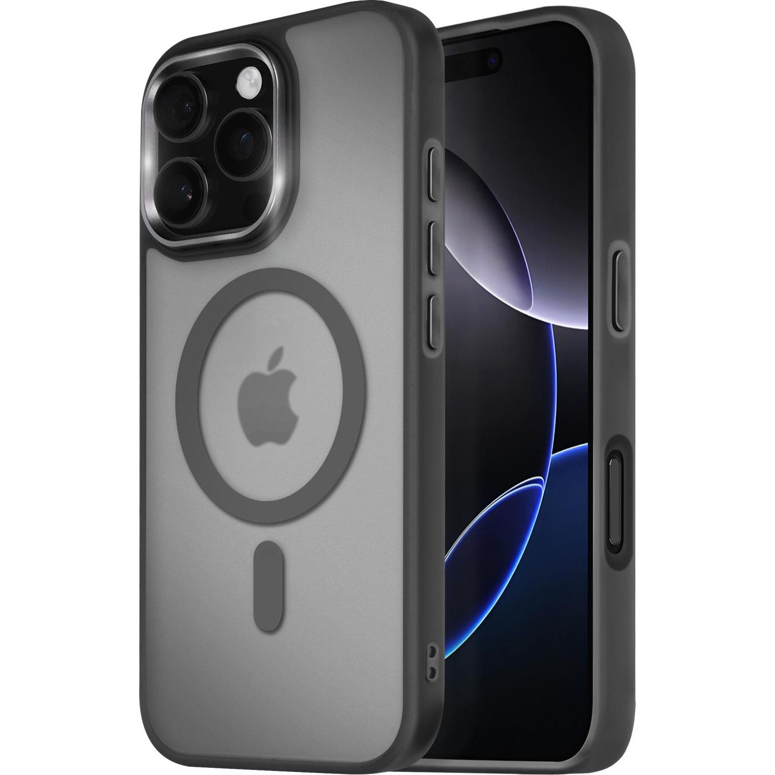 Avizar Frost Color Case (Apple iPhone 16 Pro), Smartphone Hülle, Schwarz