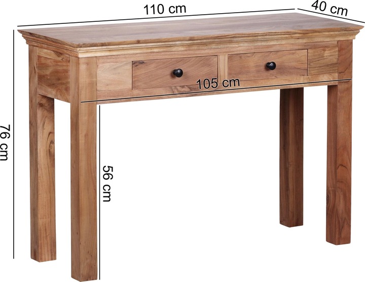 Actual product image Wohnling Mumbai (110 x 40 x 76 cm)