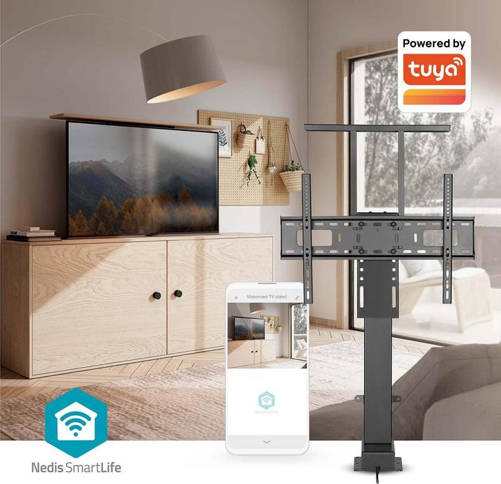 Image du produit Nedis Support TV motorisé - 37-80" - poids d'écran maximal supporté : 60 kg - Built-in Sc (60 kg, 37" - 80")