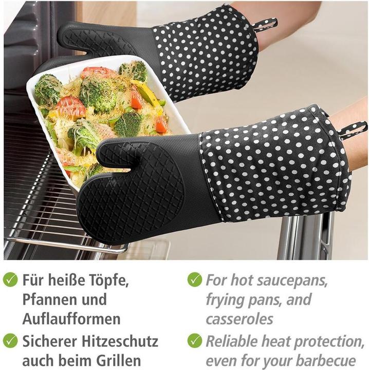 Image du produit Wenko gants de cuisine (60% coton, 40% polyester, Silicone)