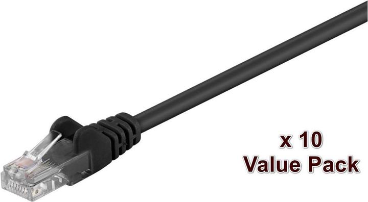 Produktbild MicroConnect V-UTP507SVP 7m Cat5e U/UTP (UTP) Schwarz Netzwerkkabel (U/UTP, CAT5e, 7 m)