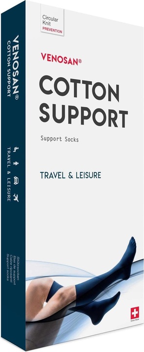 Produktbild Venosan COTTON SUPPORT Socks A-D M olive (M)
