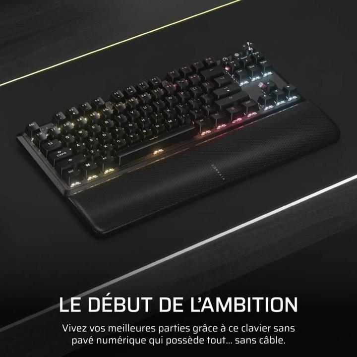Actual product image Corsair K70 CORE TKL - Noir (FR, Wireless)