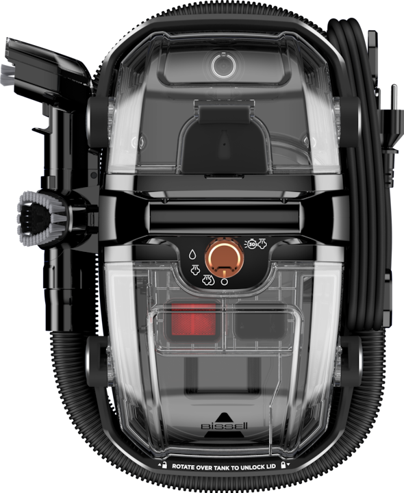 Image du produit Bissell Aspirateur laveur SpotClean HydroSteam Pro Noir