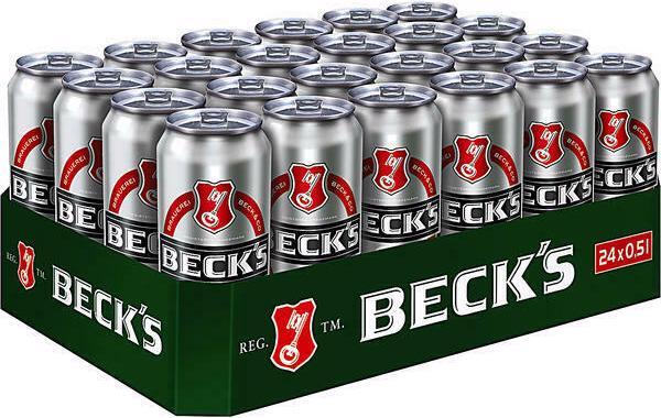 Actual product image Beck’s Lager beer (24 x 50 cl)
