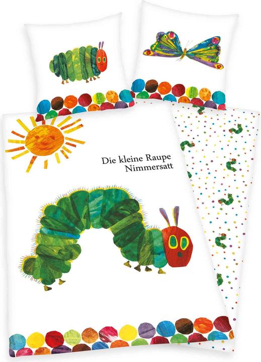 Image du produit Herding Parure de lit Raupe Nimmersatt