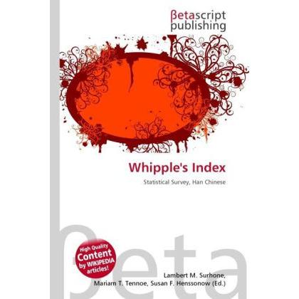 Thumbnail - Whipple's Index, Fachbücher von Lambert M. Surhone, Miriam T. Timpledon, Susan F. Marseken
