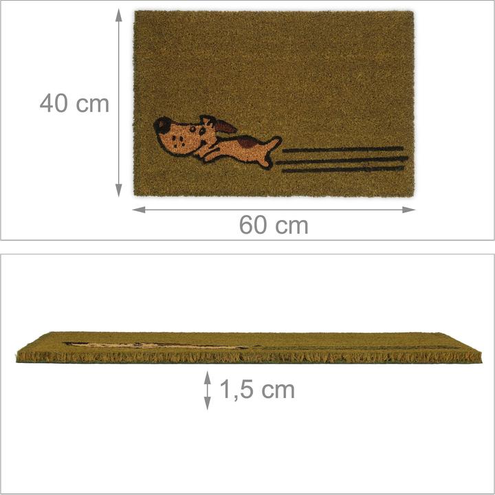 Productafbeelding Relaxdays Deurmat (60 x 40 x 1,5 cm)