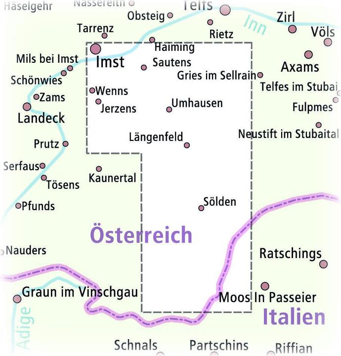 Produktbild Ötztal Wander- und Radkarte 1 : 35 000 35000