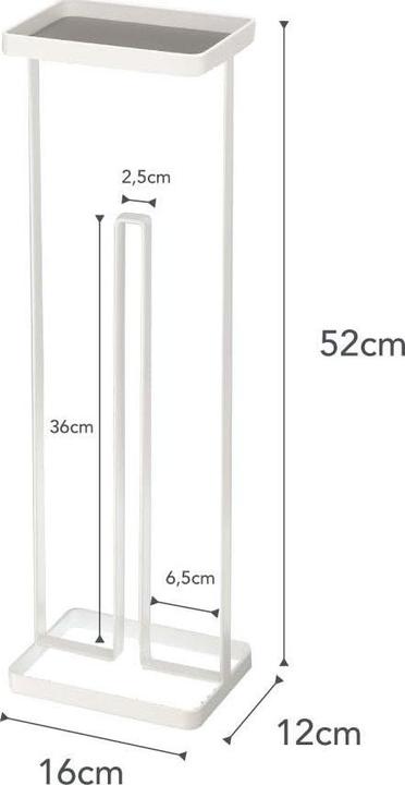 Actual product image Yamazaki Toilet roll holder with shelf TOWER