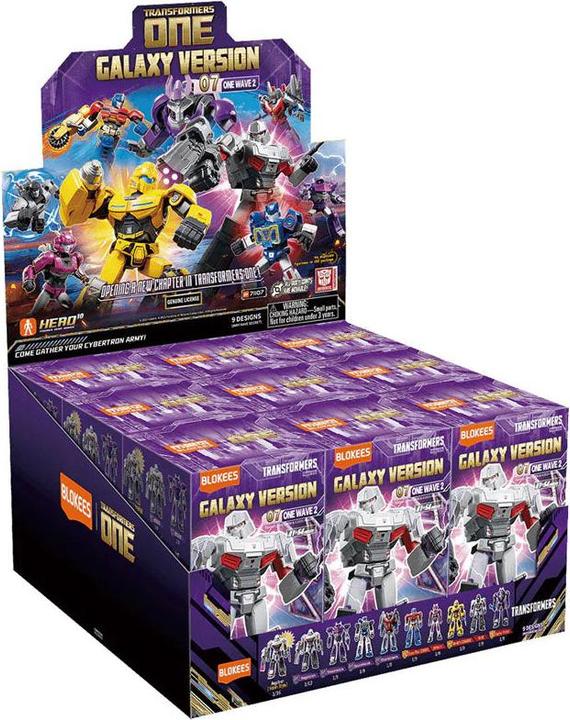 Actual product image Blokees Transformers Galaxy Version 07 One Wave 2 Asst : 9pcs