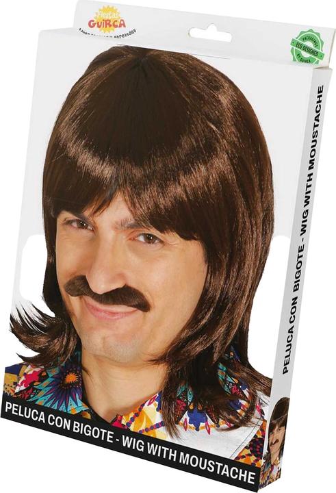 Immagine prodotto Fiestas Guirca 70's Parrucca e Baffi