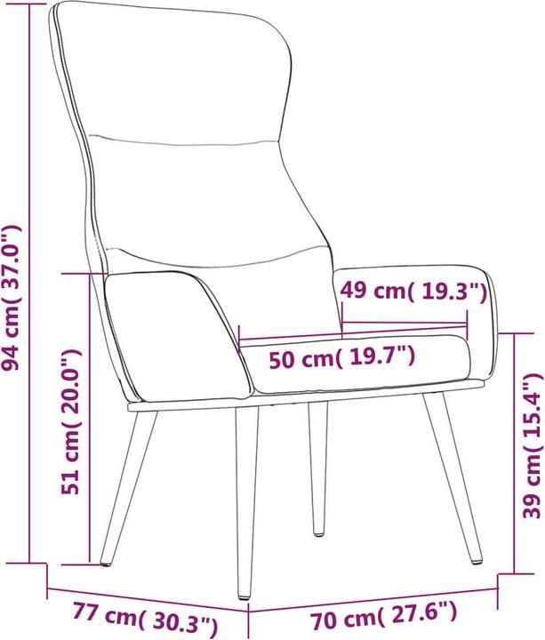 Produktbild vidaXL Relaxsessel