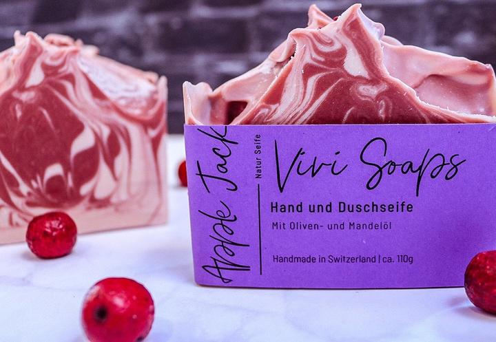 Actual product image Vivi Soaps Apple Jack Seife (Hard soap)
