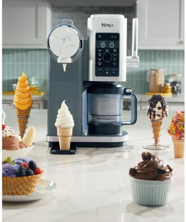 Actual product image Ninja Soft ice cream & ice cream maker Swirl by CREAMi 13-in-1 Space Gray